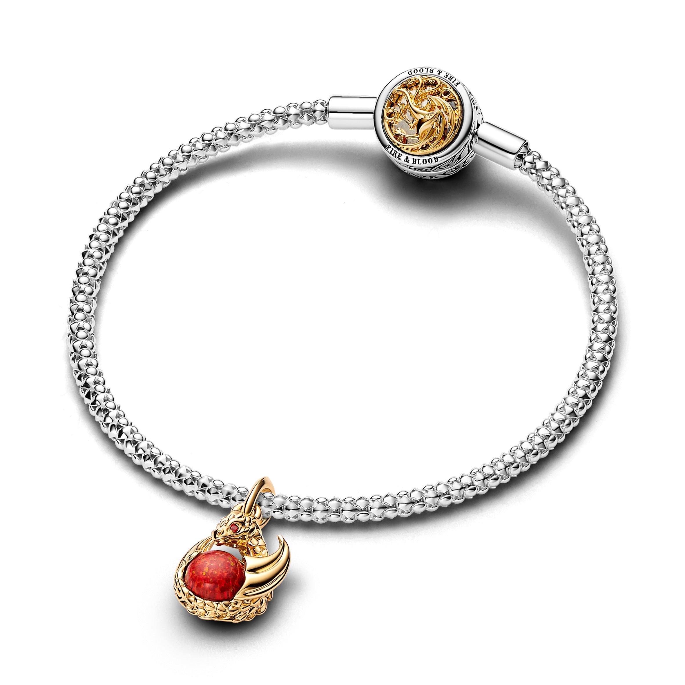 Game of Thrones Dragon Fire Dangle Charm