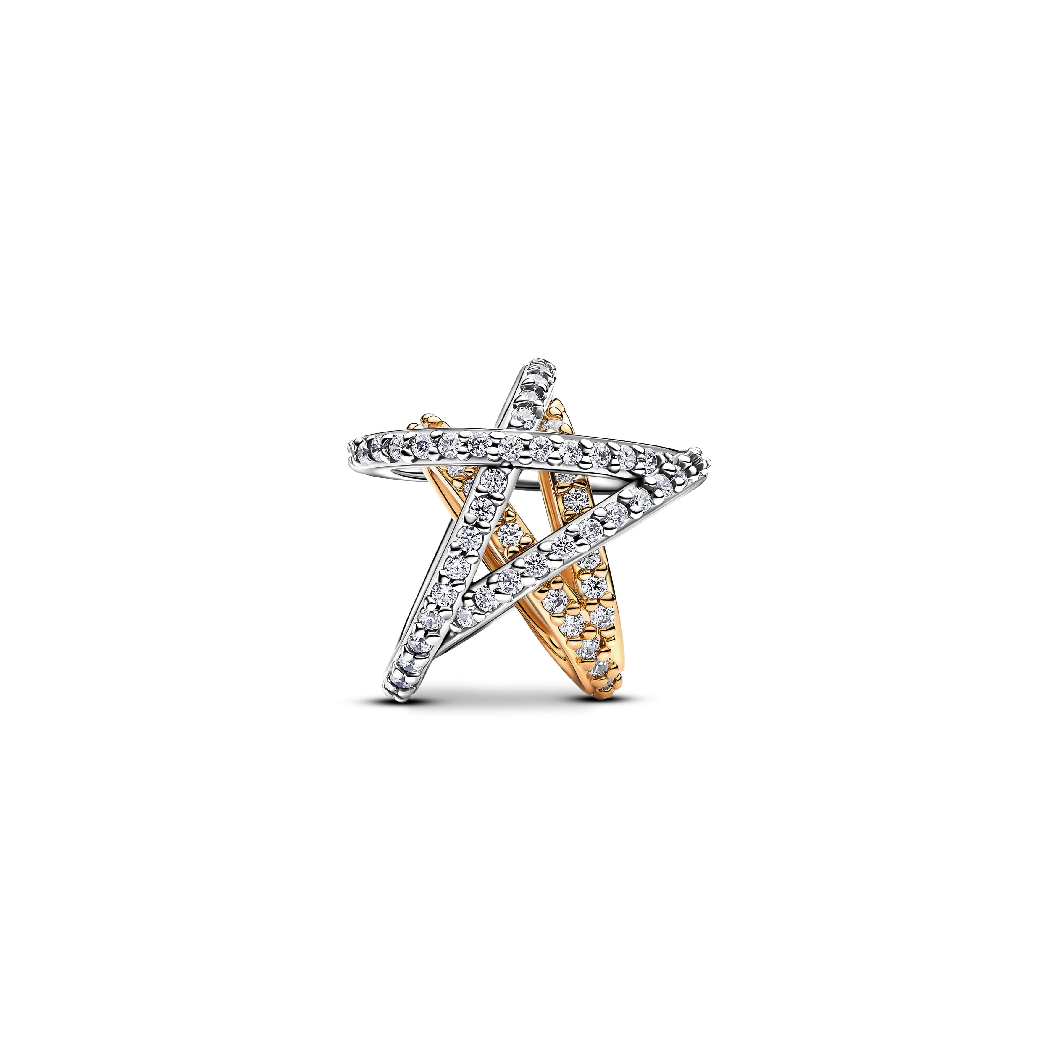 Sparkling Crossover Star Charm