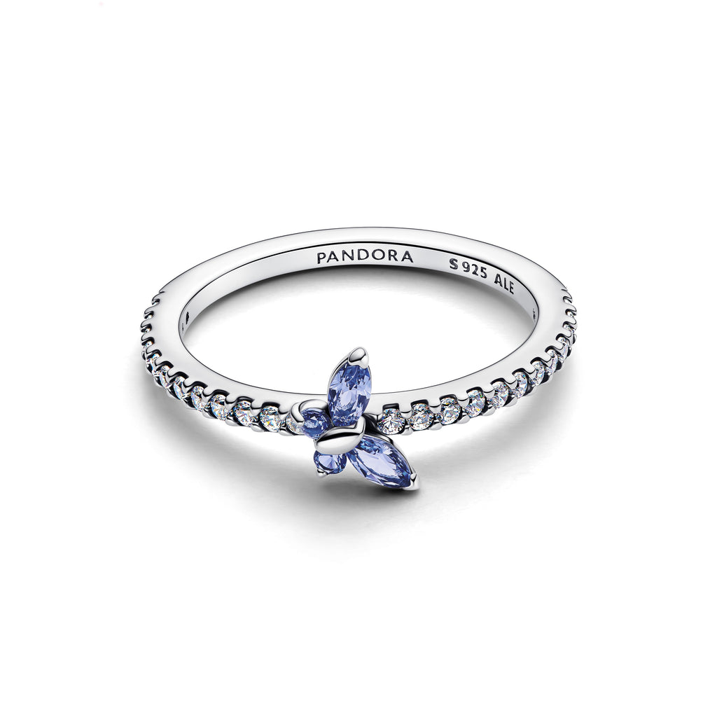 Sparkling Butterfly Ring