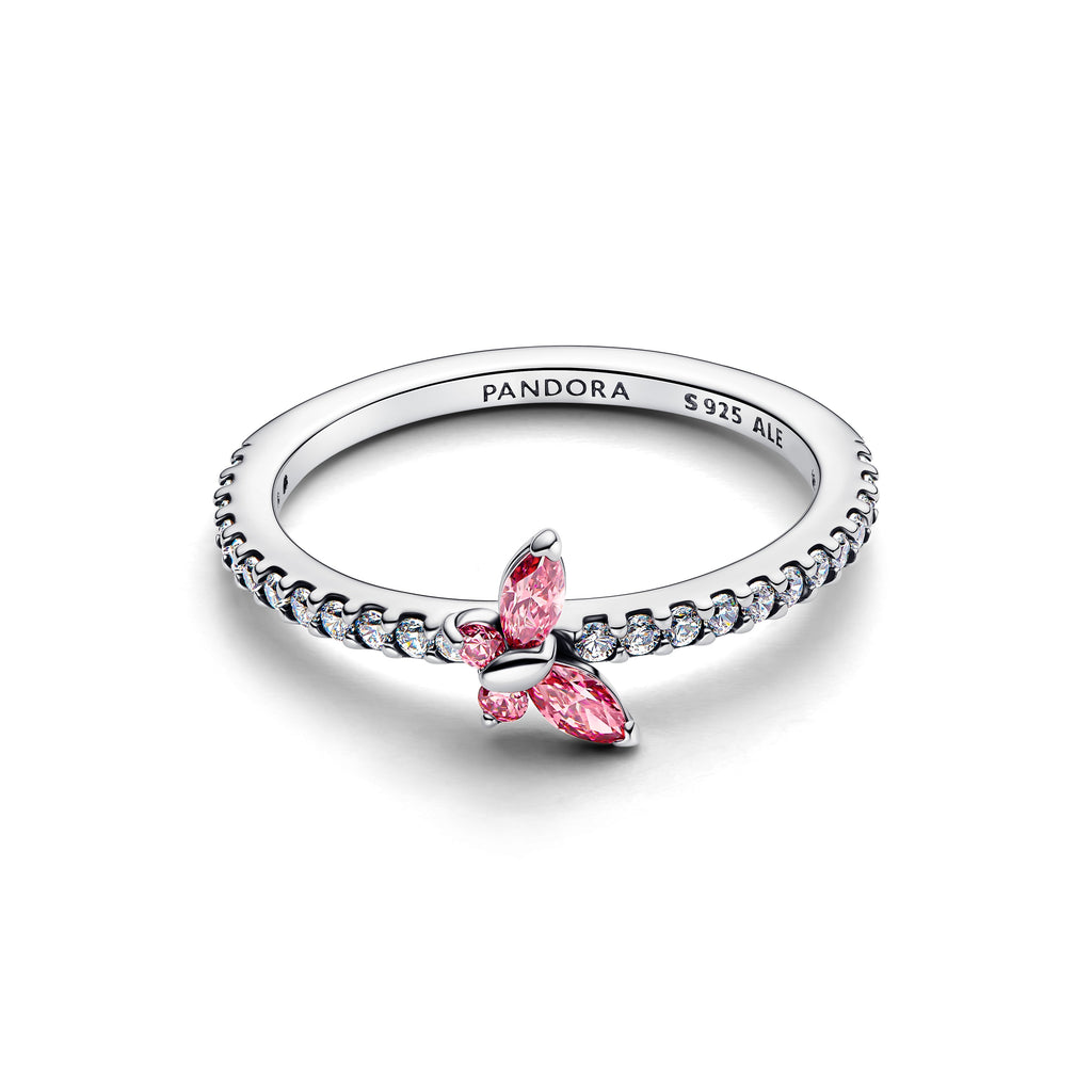 Sparkling Butterfly Ring