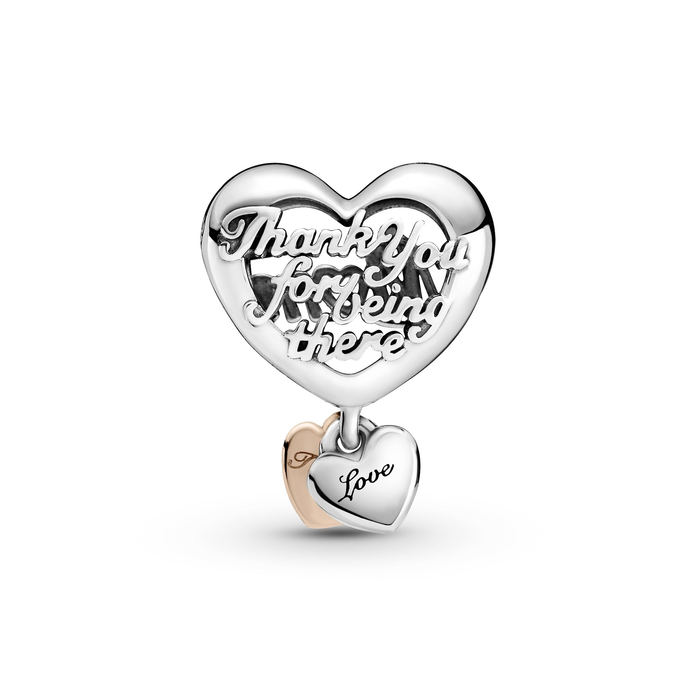 Thank You Mum Heart Charm