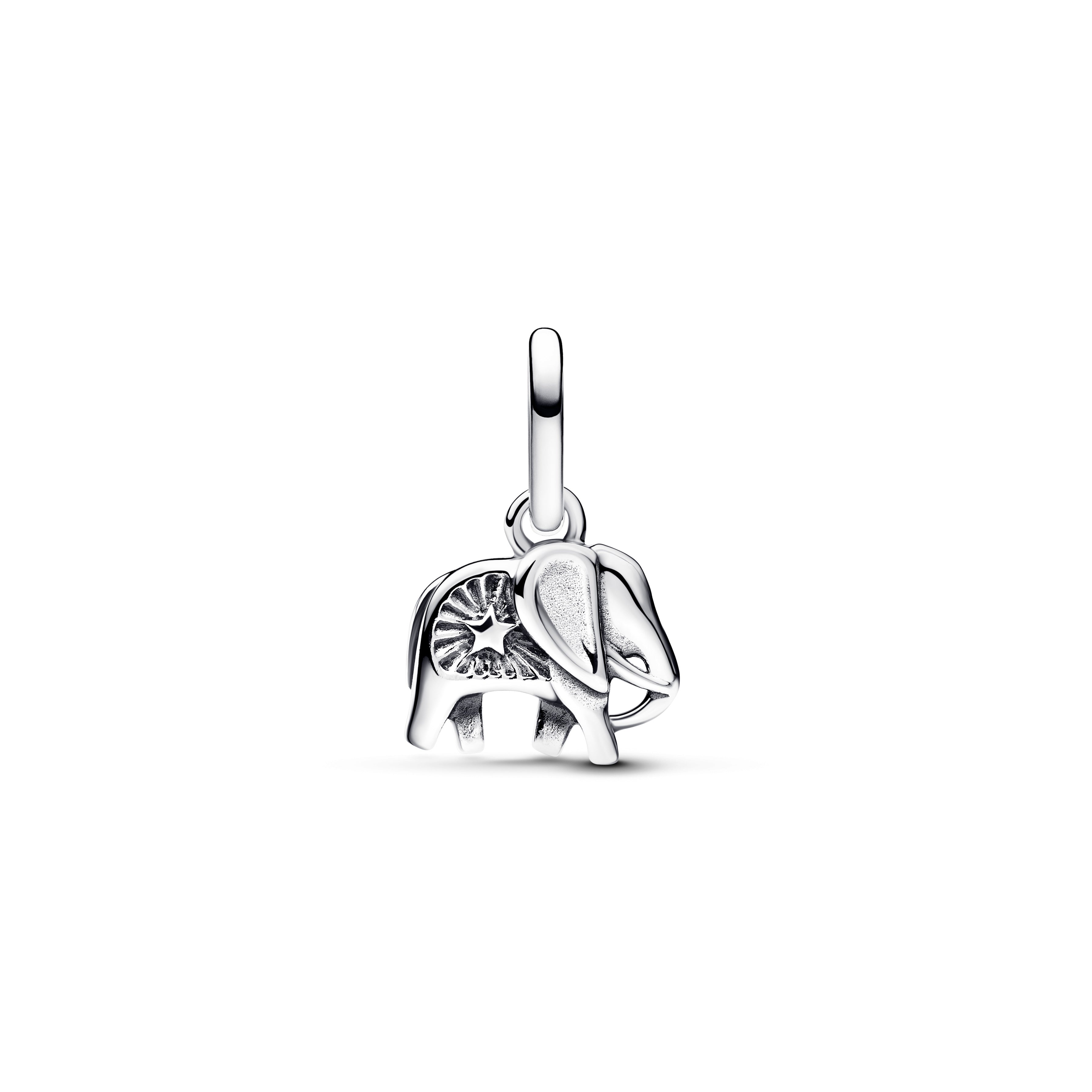 Turquoise-colored Elephant Mini Dangle Charm