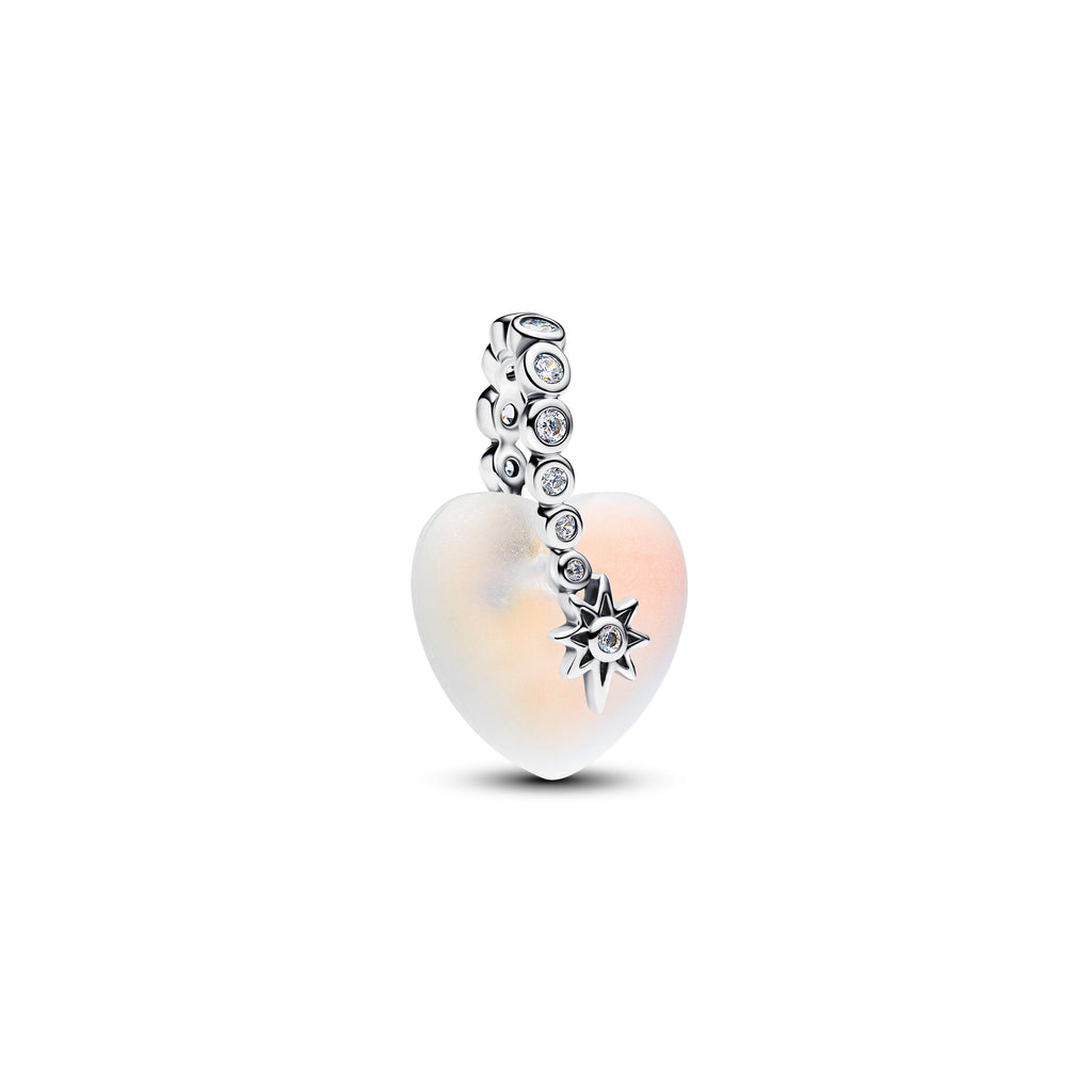 Shooting Star & Heart Dangle Charm