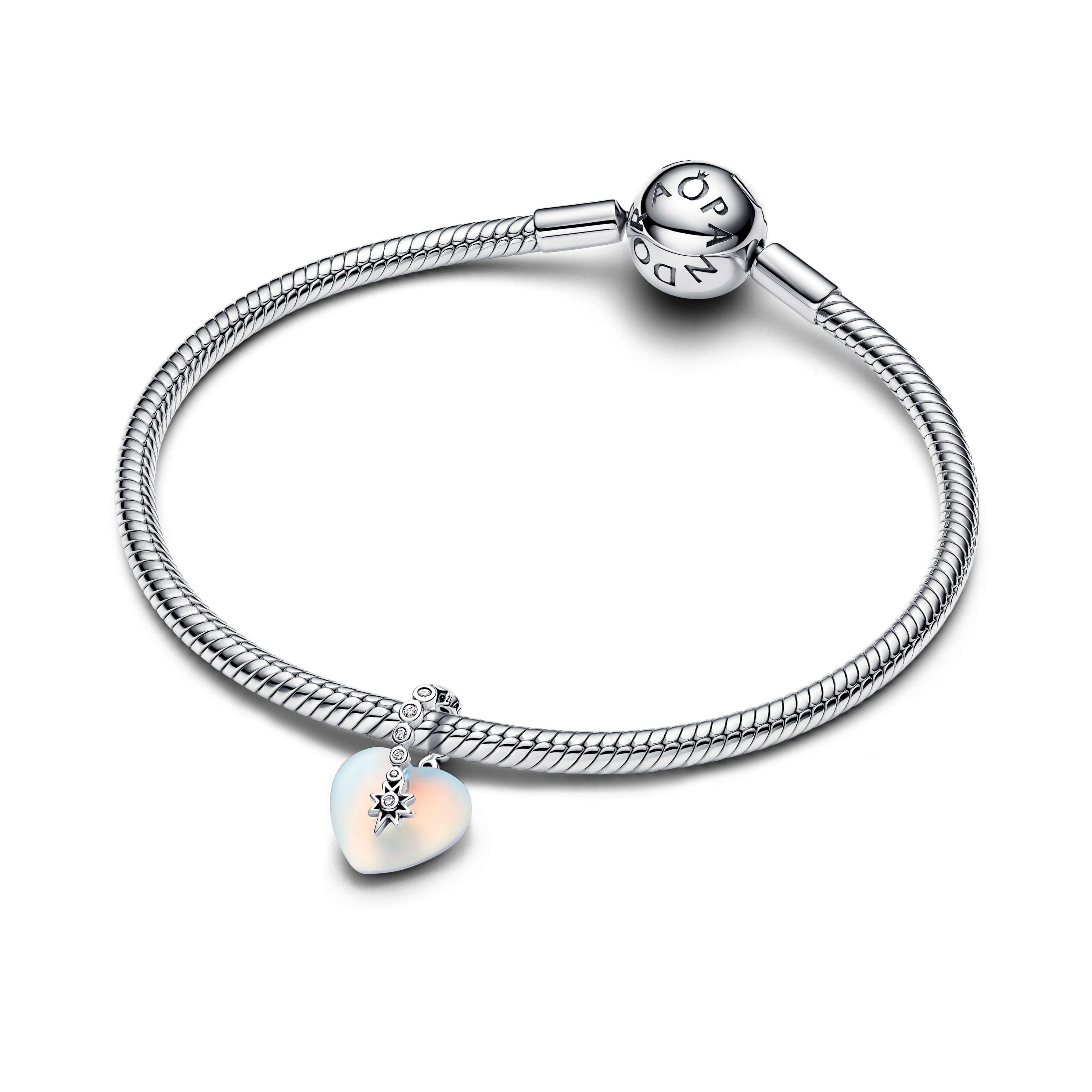 Shooting Star & Heart Dangle Charm