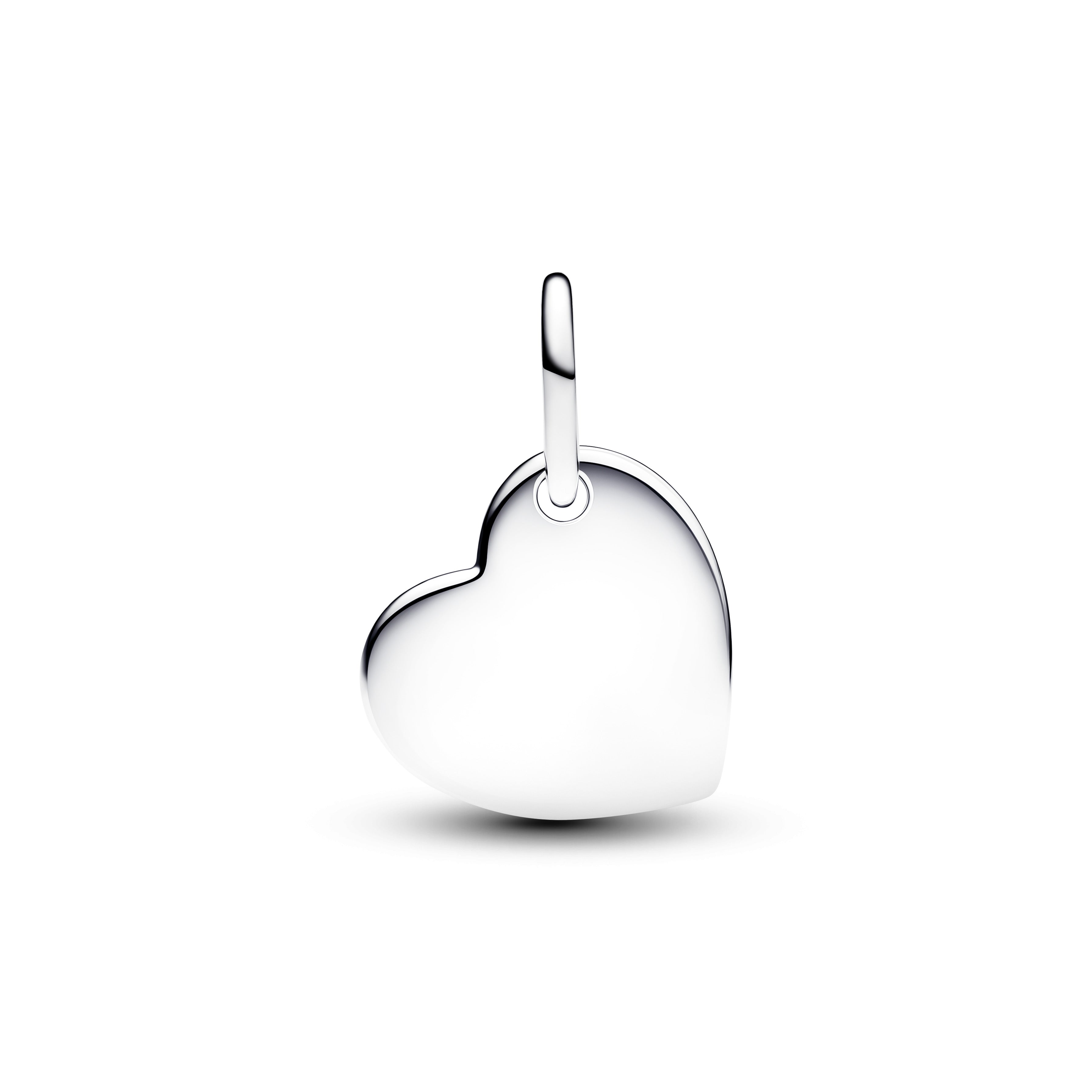 September Engravable Heart Blue Stone Dangle Charm